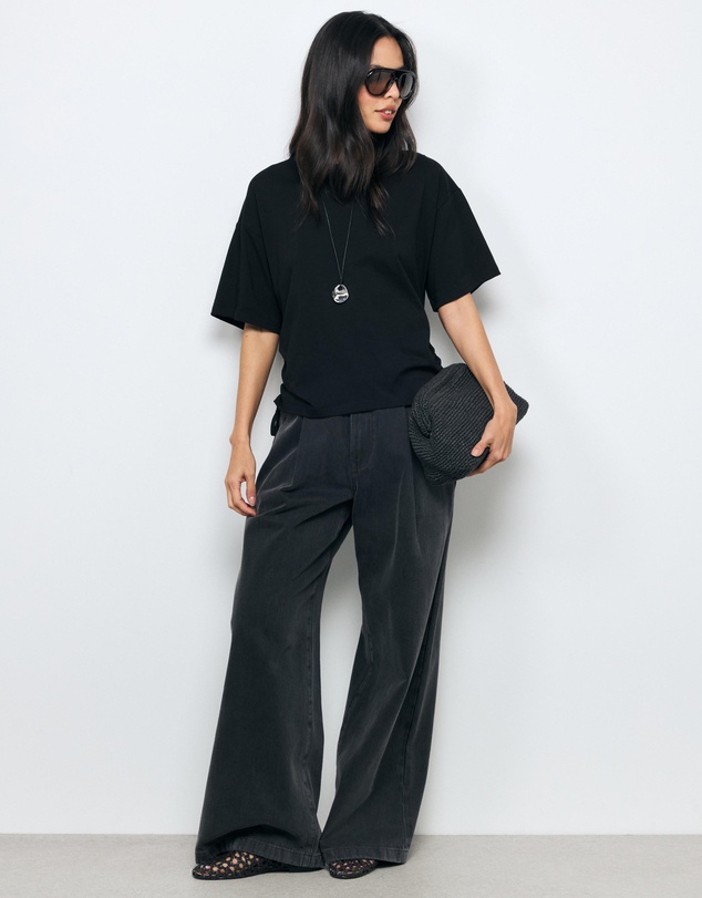 AERE - Tie Detail T-Shirt