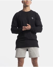 Vacancy Co - Palm Embroidery Long Sleeve Tee