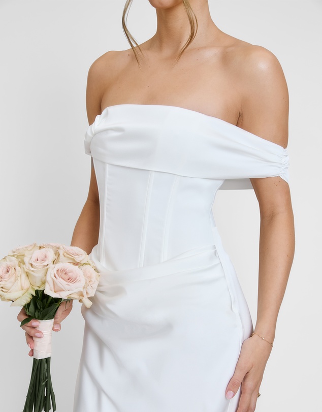 Six Stories - Twist Strap Corset Maxi Dress