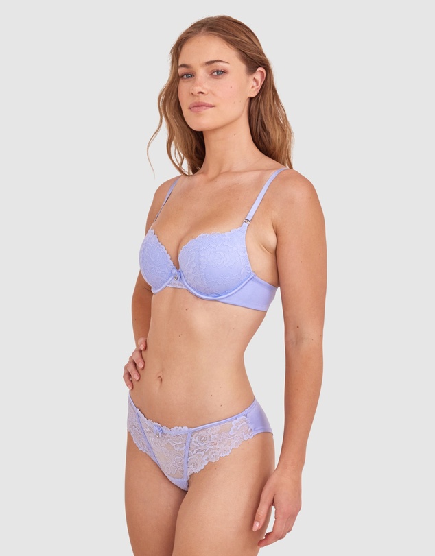 Bras N Things - Bethany Essentials Contour Plunge Bra - Pale Blue