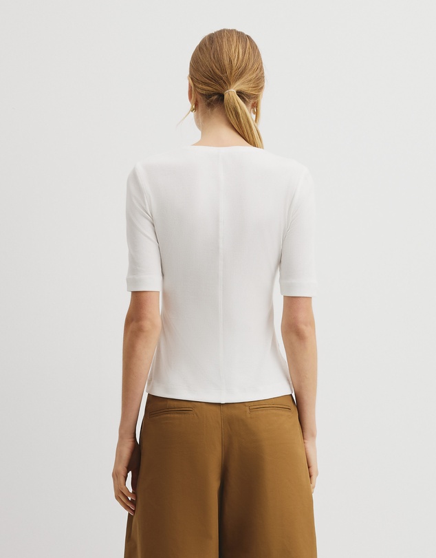 Country Road - Fine Rib Henley T-shirt
