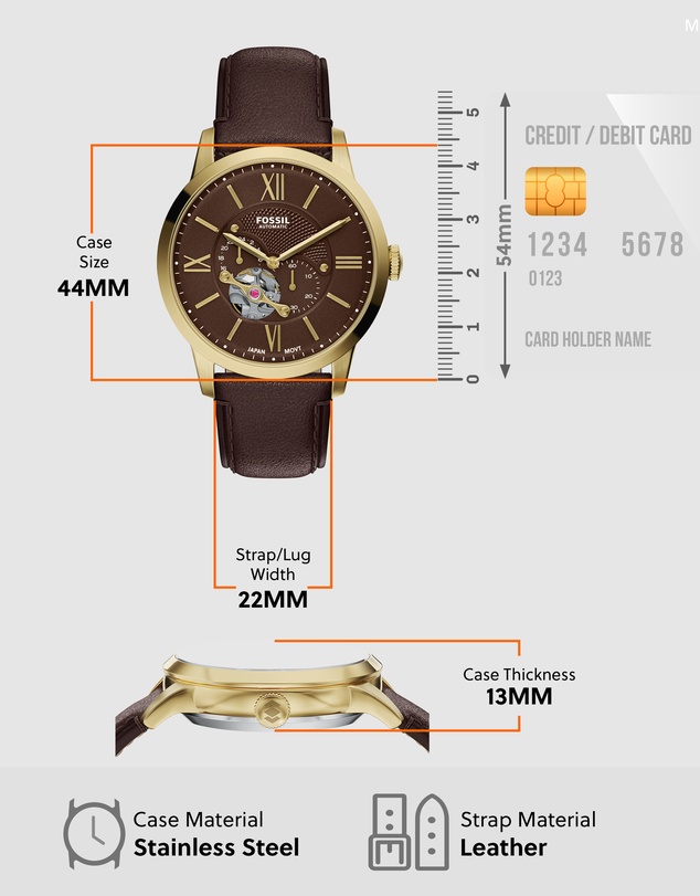 Fossil - Townsman Brown Chronograph Watch