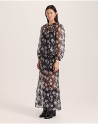 SABA - Primrose Silk Organza Top