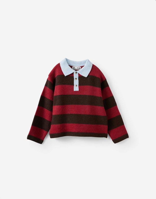 Cotton On Kids - Rugby Knit Polo