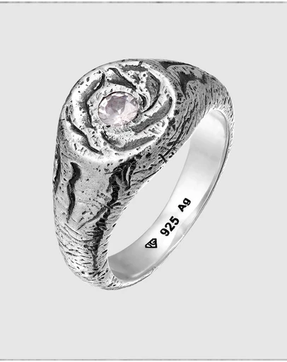 Haze & Glory - ICONIC EXCLUSIVE - Ring Men Unleash Signet 925 Sterling Silver