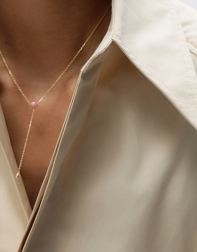 PDPAOLA - Rhodochrosite Stella Necklace