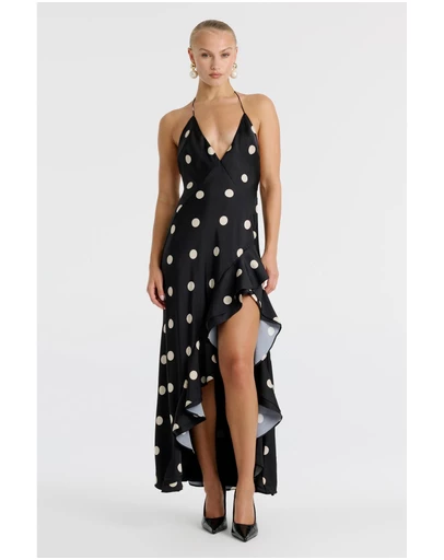 Bardot - Selene Halter Maxi Dress