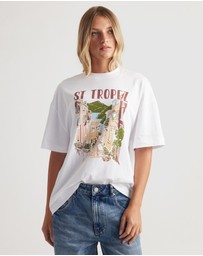 Decjuba - St Tropez Print Tee