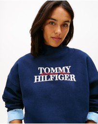 Tommy Hilfiger - High Neck Fleece Sweatshirt
