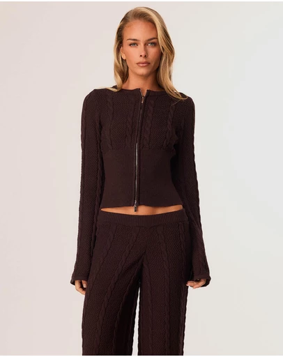 SNDYS - Cici Cable Knit Top