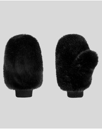Cynthia Rowley - FAUX FUR OVERSIZED MITTENS