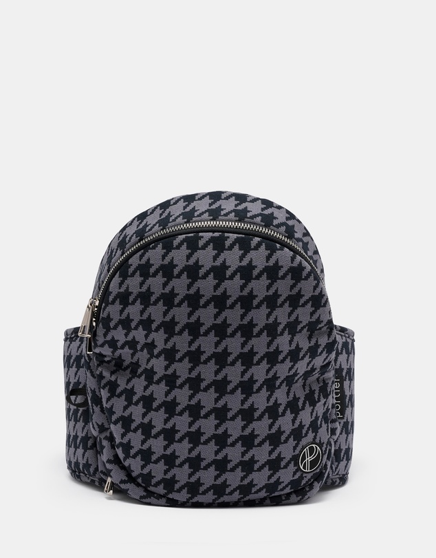 portier - The Brio Belt Toddler Carrier - Onyx Houndstooth