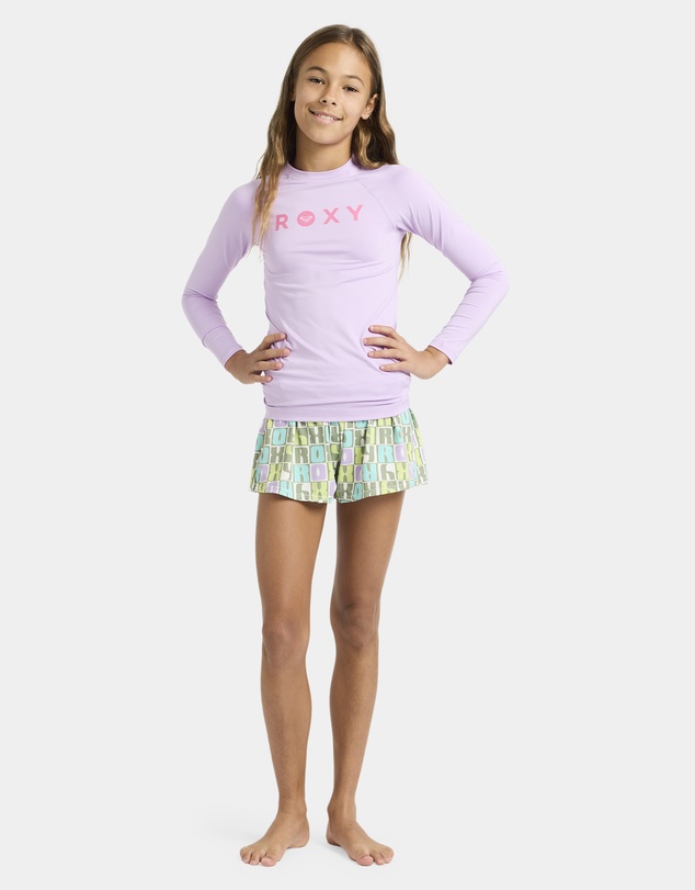 Roxy - Girls 4 to 16 Essentials Long Sleeve Lycra Rash Vest