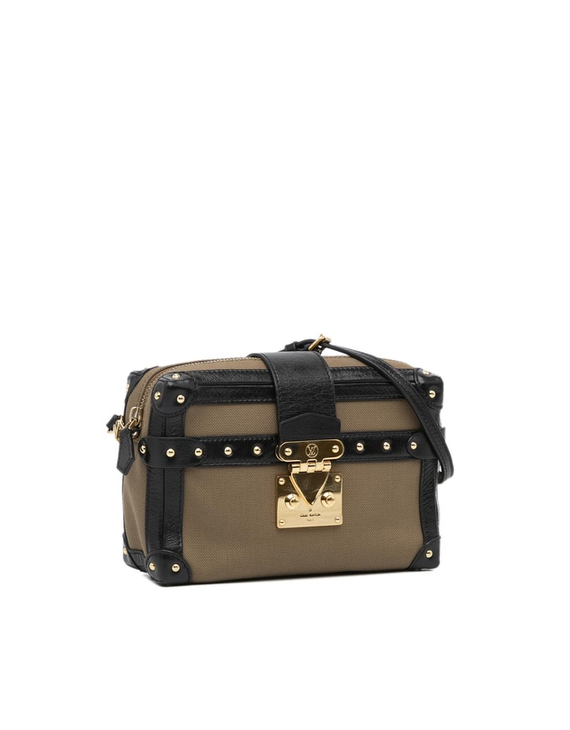 Pre-Loved by Azura Reborn - Pre-Loved Louis Vuitton Mini Boite Chapeau Crossbody Bag Khaki