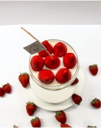 Don't Eat My Candle - Strawberry Martini Cocktail Candle - Triple Pour (310g)