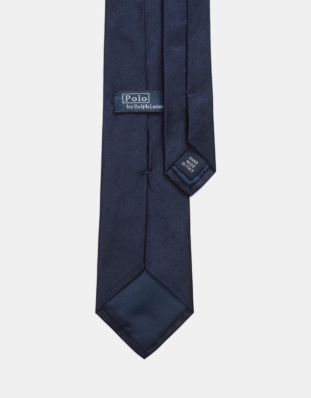Polo Ralph Lauren - Polo Pony Silk Repp Tie - ICONIC EXCLUSIVE