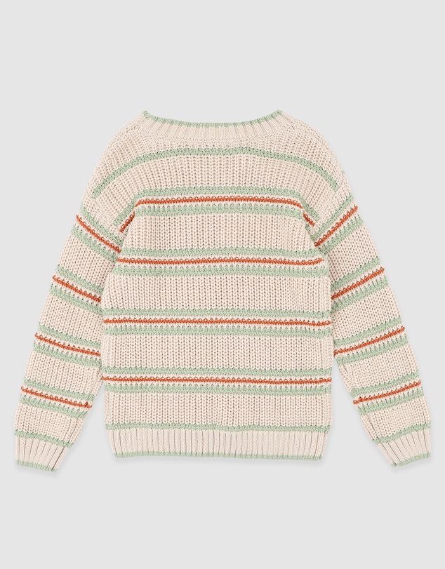 Fox & Finch - Wild Side Stripe Knitted Jumper 3-7 Yrs