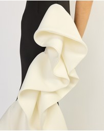 TOJHA - HALIMA CONTRAST MAXI GOWN