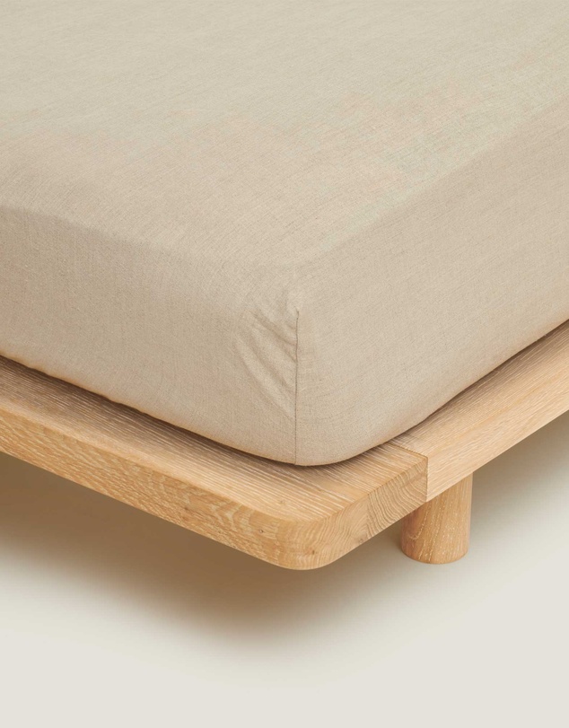 Carlotta + Gee - 100% Linen Fitted Sheet