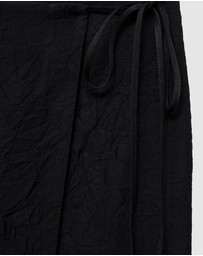 M.N.G - Wrinkled Effect Wrap Skirt