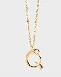 PDPAOLA - Initial 2026 Q Pendant Necklace