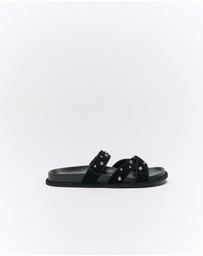 Walnut Melbourne - Paxon Leather Slide