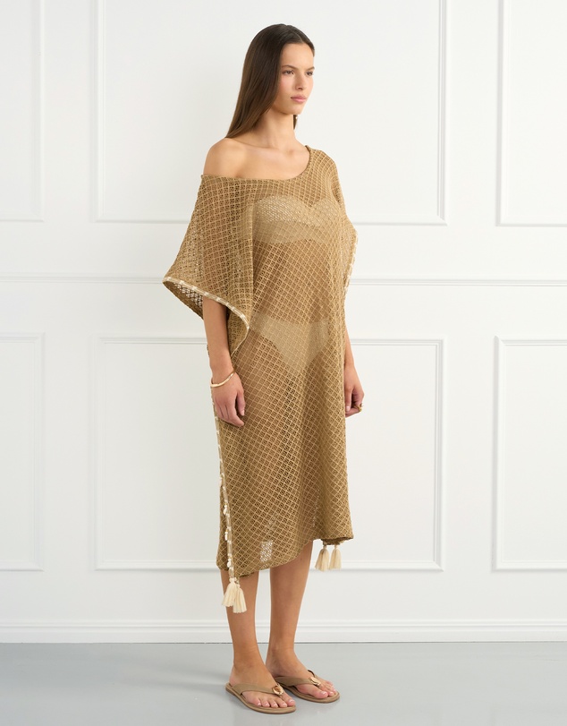 Aqua Blu Australia - Beige Jada Kaftan