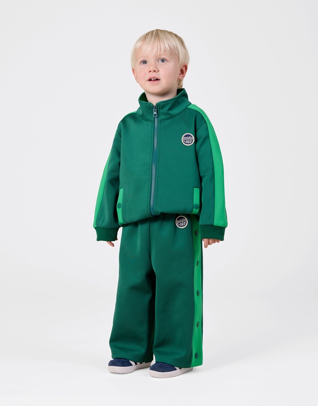 Goldie + Ace - Logo Track Snap Pants - Babies-Kids
