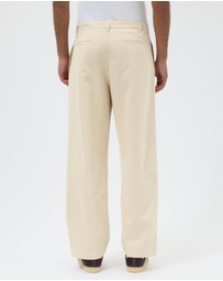 AERE - Aiden Double Pleat Relaxed Chinos