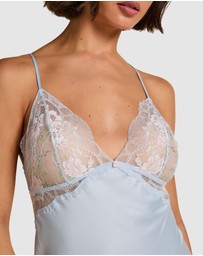 Hunkemoller - Satin Lace Miri Slip Dress