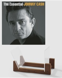 Sony Music - Johnny Cash The Essential Johnny Cash Vinyl Album & Crosley Record Storage Display Stand