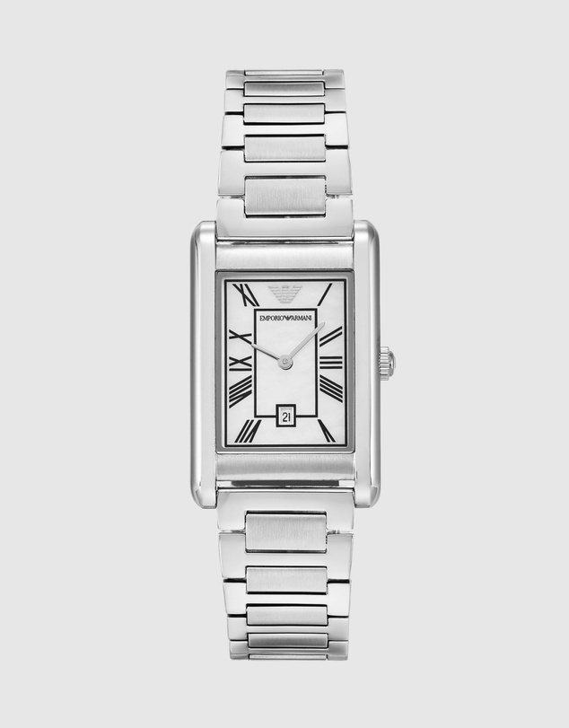 Emporio Armani - Silver Tone Analogue Watch