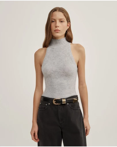 Witchery - Fluffy High Neck Tank