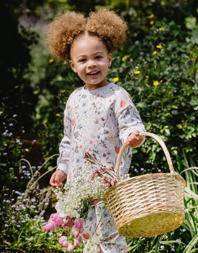 Fox & Finch - Botanica Print Sweatshirt - Babies