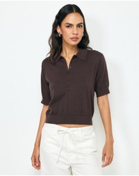 AERE - Abbey SS Knit Polo