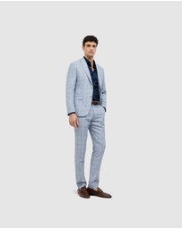 Politix - Windowpane Check Tailored Jacket