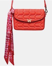 Wolf - Wolf Mimi Swirl Cross Body Bag with Scarf Radiant Red
