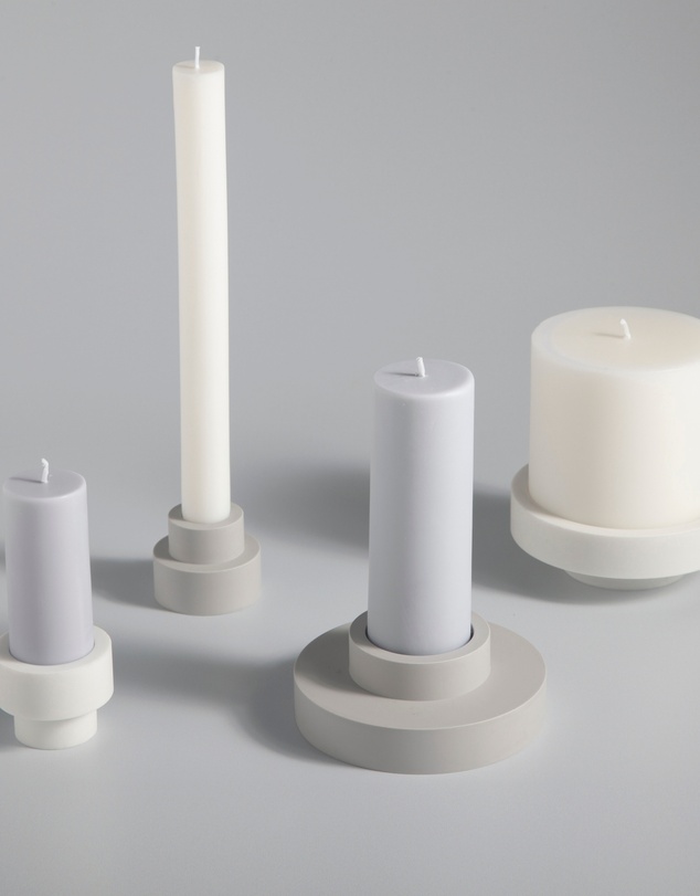 porter green - escc small pillar candle soy-blend unscented candles