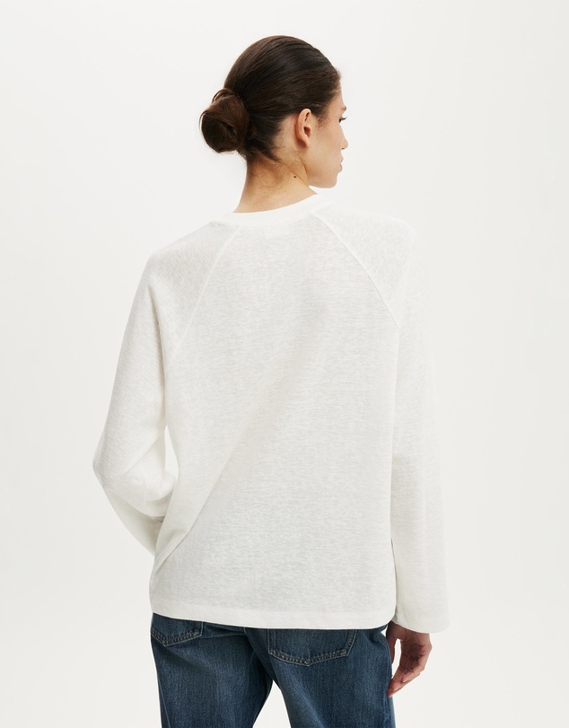 Cotton On - Boxy Raglan Long Sleeve Tee