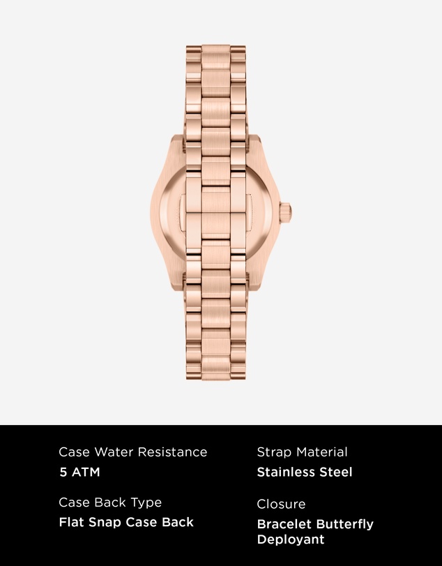 Emporio Armani - Rose Gold Analogue Watch