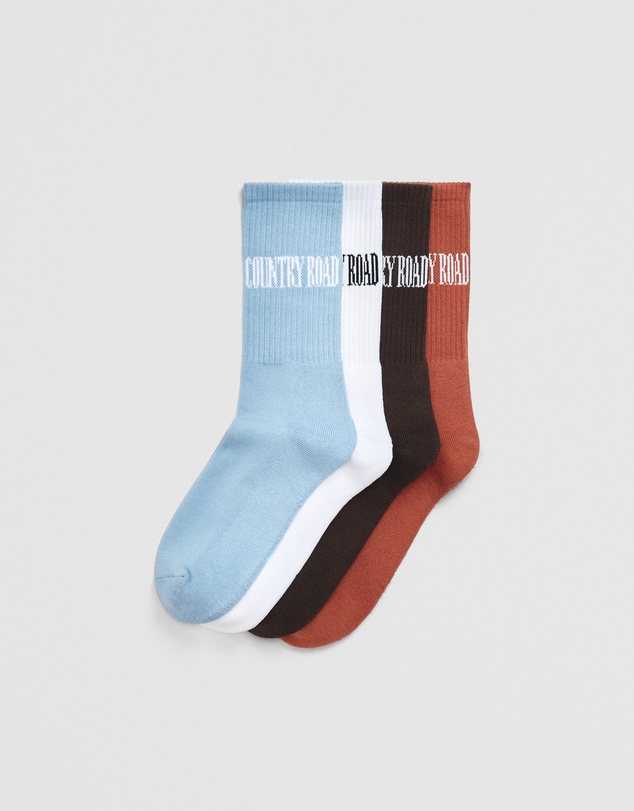 Country Road - Australian Cotton Blend Heritage Sock Pack Of 4