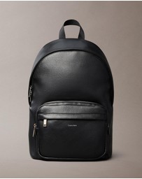 Calvin Klein - Logo Micro Pebble Round Backpack