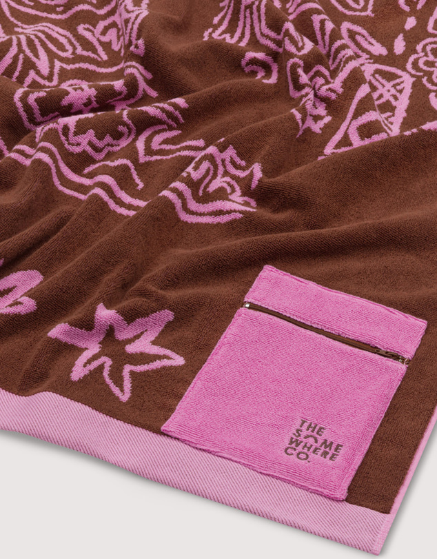 The Somewhere Co - Nobody's Darlin Premium Cotton Beach Towel