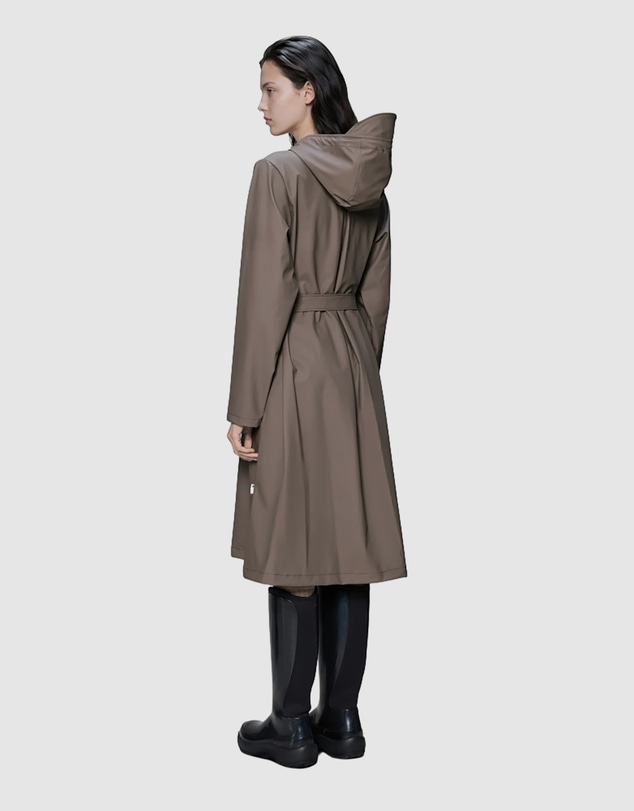 RAINS - Women's A-Line Longer Jacket Cinder