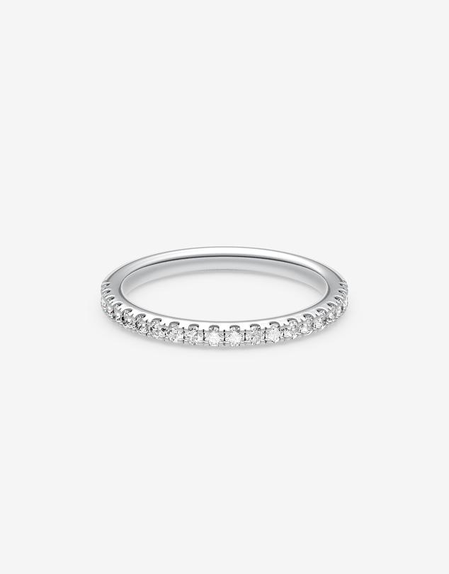 Michael Hill - Wedding Band with 0.34 Carat TW of Diamonds in 14kt White Gold