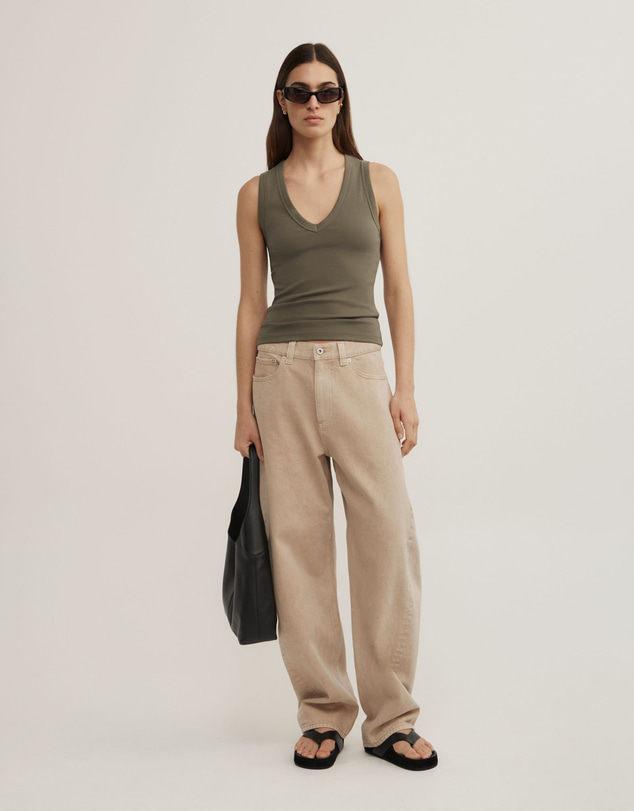 Witchery - Fine Rib V-neck Tank