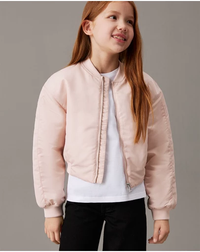 Calvin Klein Jeans - Boxy Satin Bomber Jacket