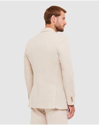 SABA - Elias Linen Cotton Double Breasted Blazer