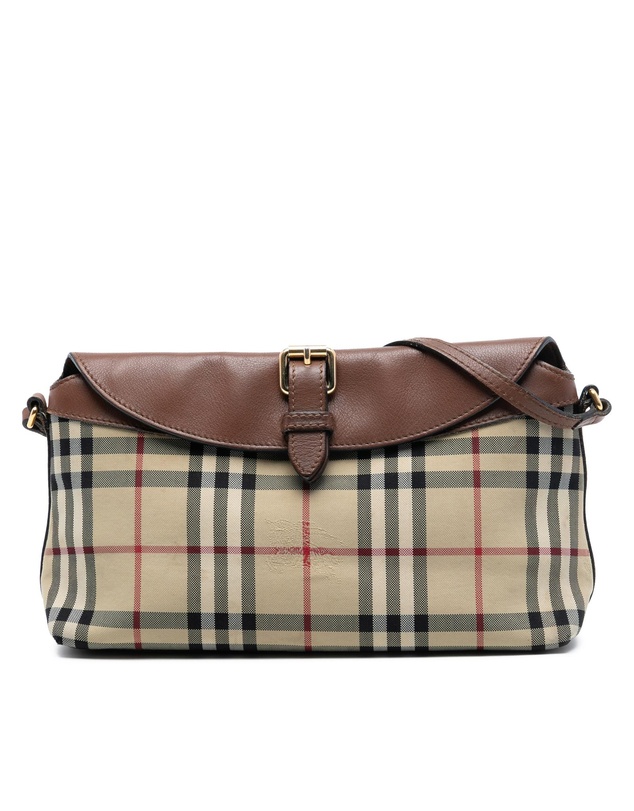 Pre-Loved by Azura Reborn - Pre-Loved Haymarket Check Coated Canvas Leah Crossbody