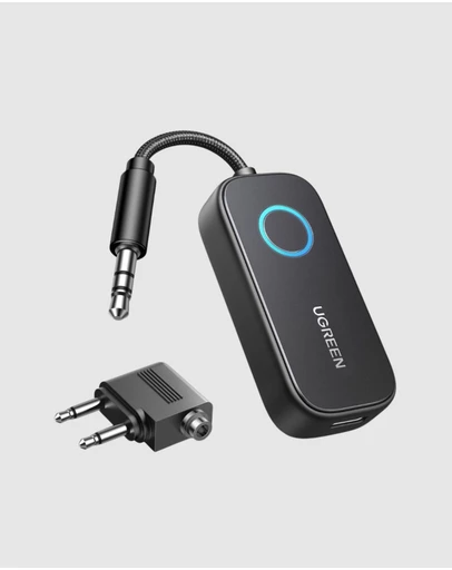 Ugreen - UGreen Bluetooth TransmitterReceiver with Airplane Headphone Adapter